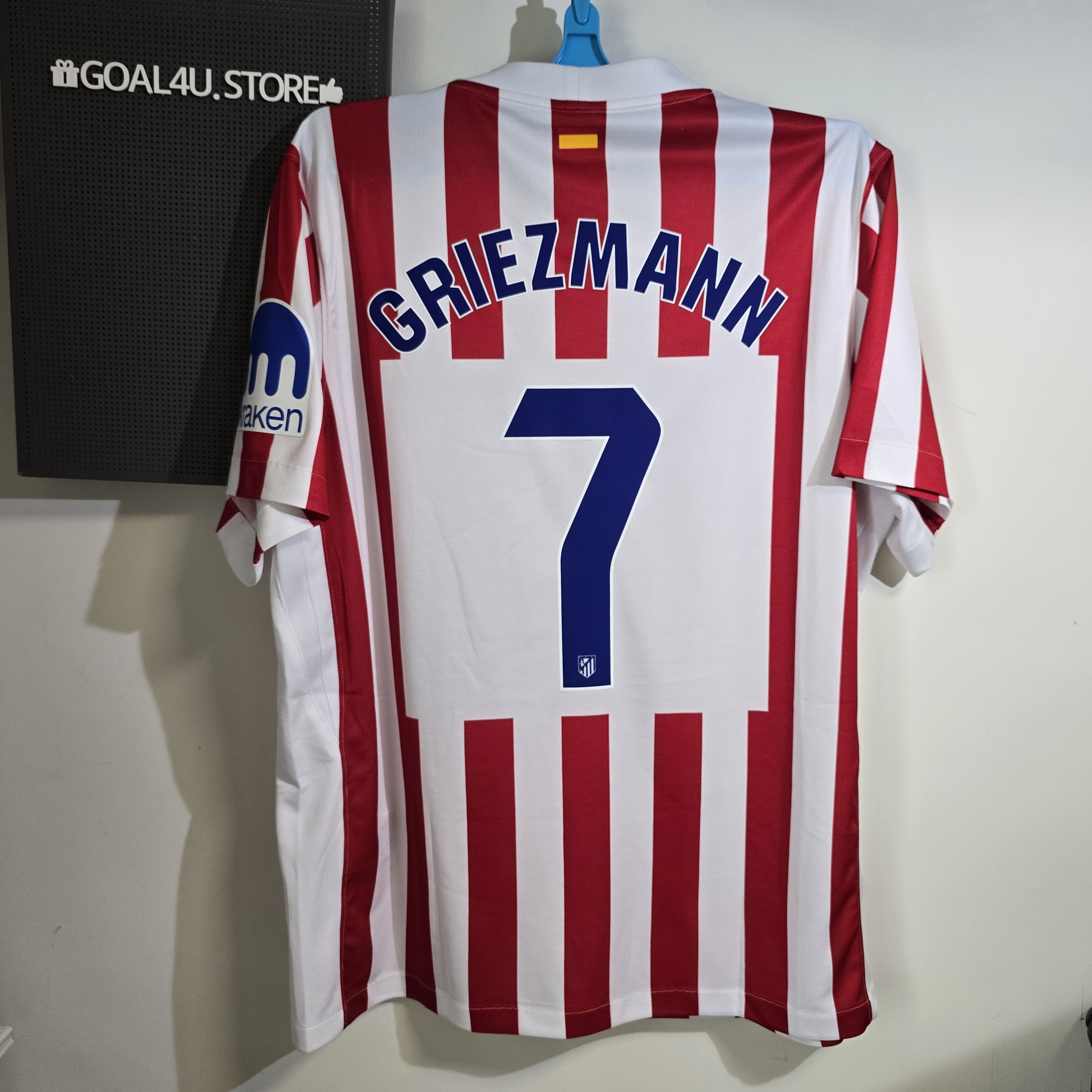 ⚡ Nike Atletico Madrid 馬德里體育會2025-26主場球迷版球衣 (可加印字章) HJ4587