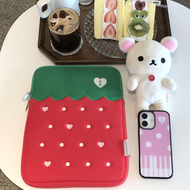 [Isummerly] Love berry Tablet pouch (2款)