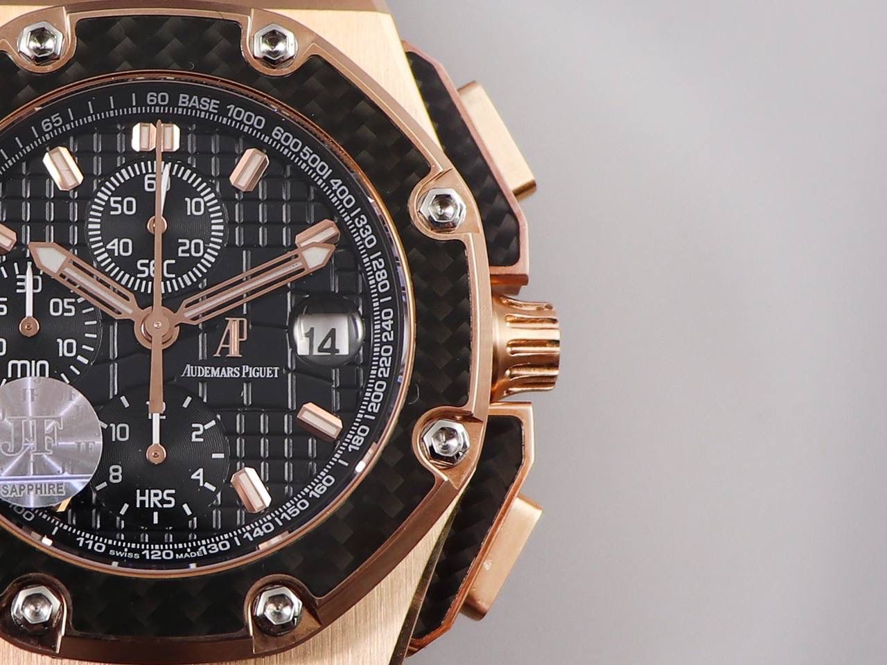 AP蒙托亚系列 精钢表壳 碳纤维圈口 搭载复刻原版爱彼CaL．2840全自动计时机芯 市面最强版本🔥