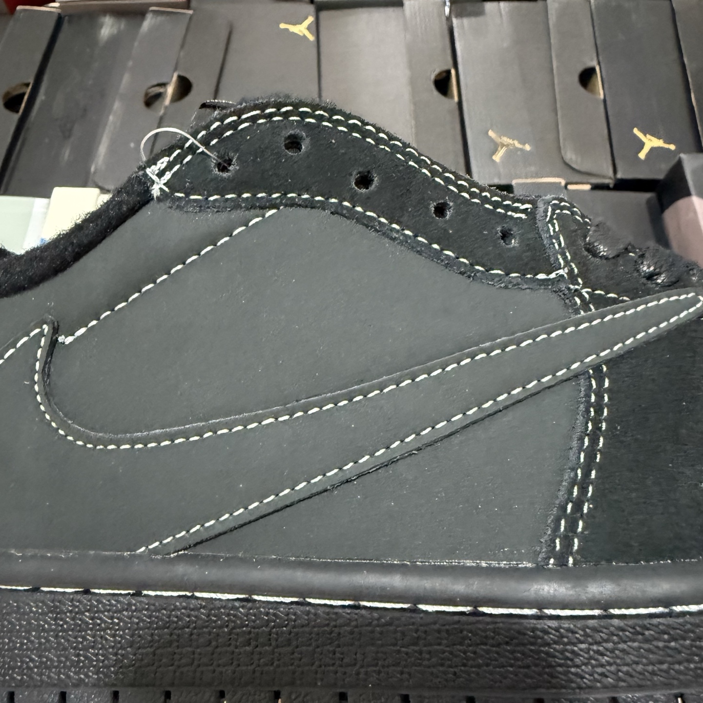 Travis Scott x Air Jordan 1 Low OG SP "Black Phantom" DM7866-001