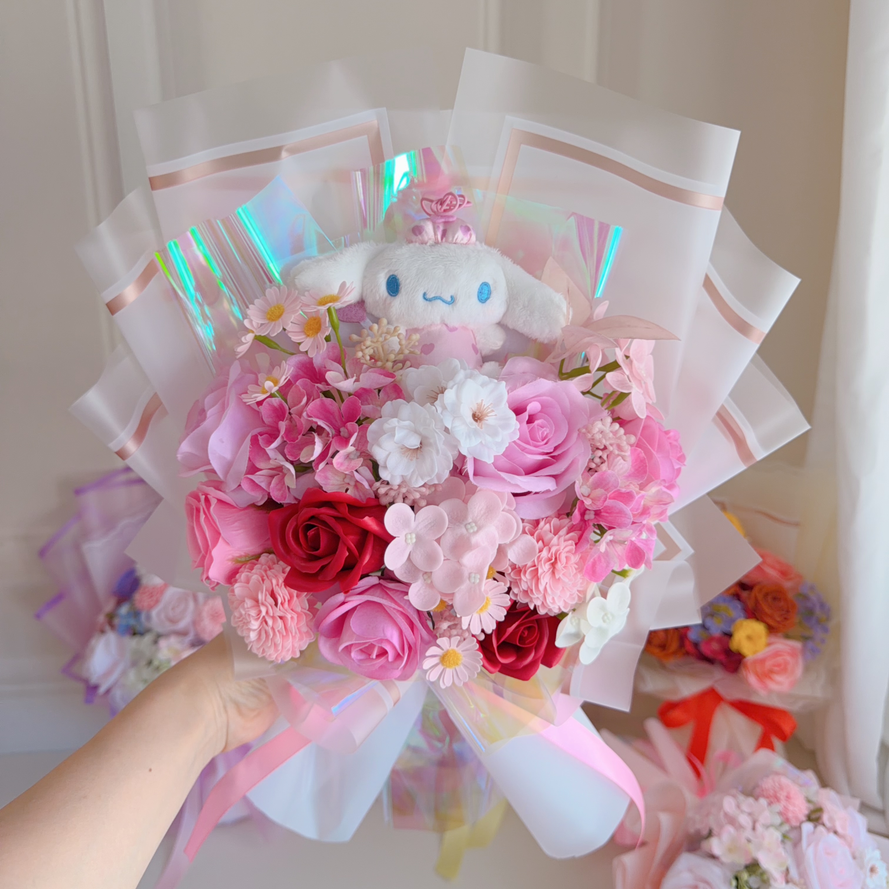 (現貨)✨人氣公仔花束 40cm x 30cm