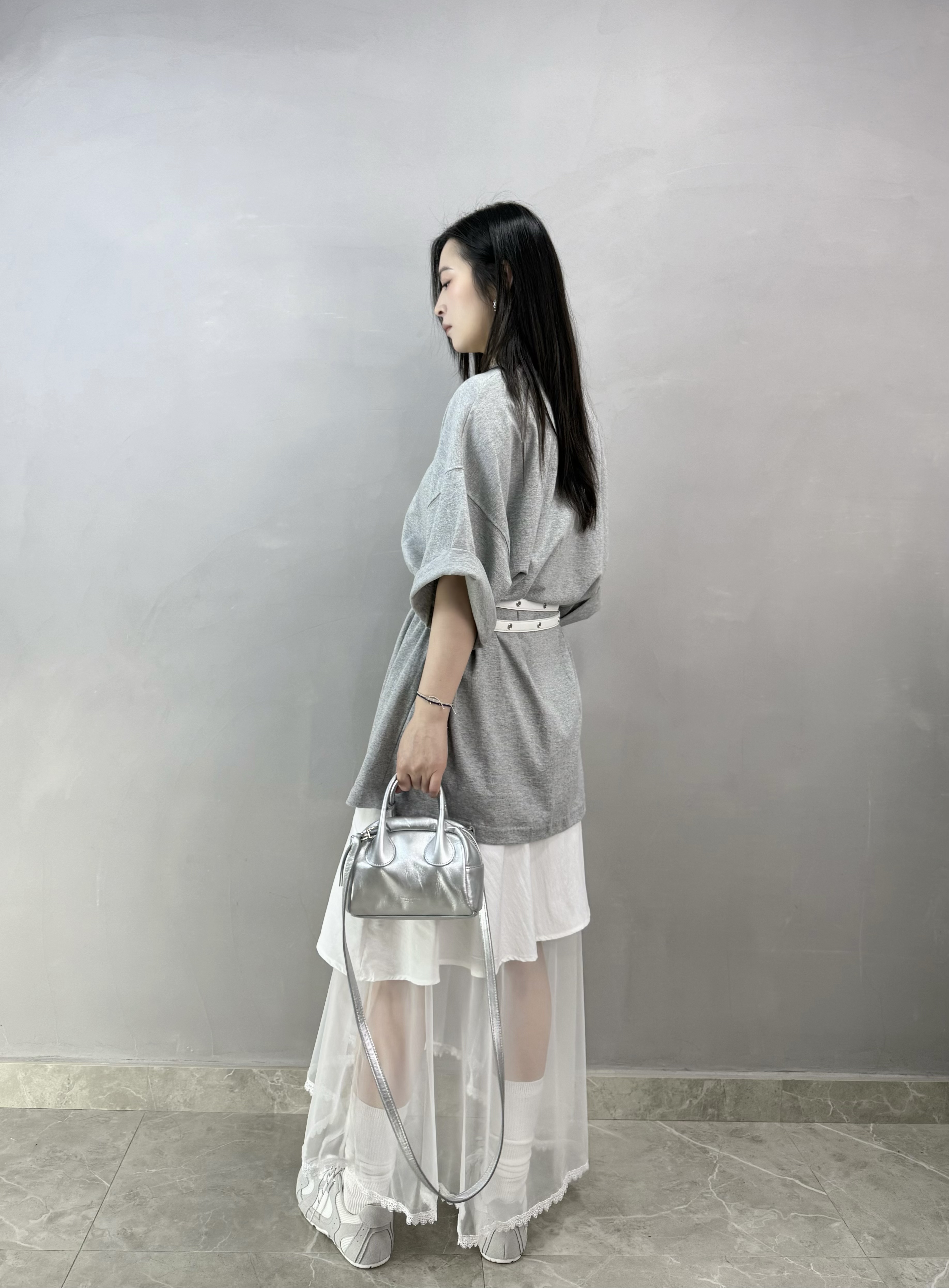 H81 Over Size 花花Tee