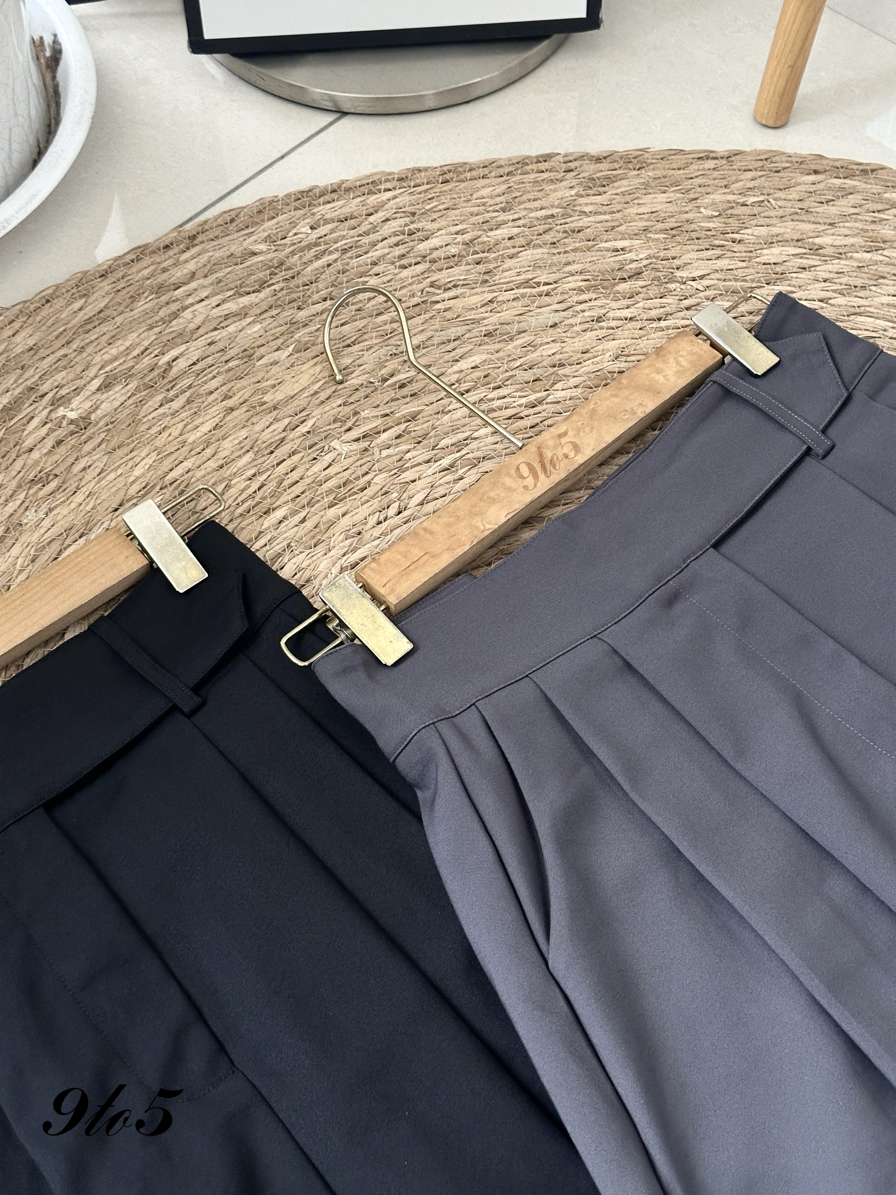 S1831 A Line Pleated Skirt - 3 Colors 