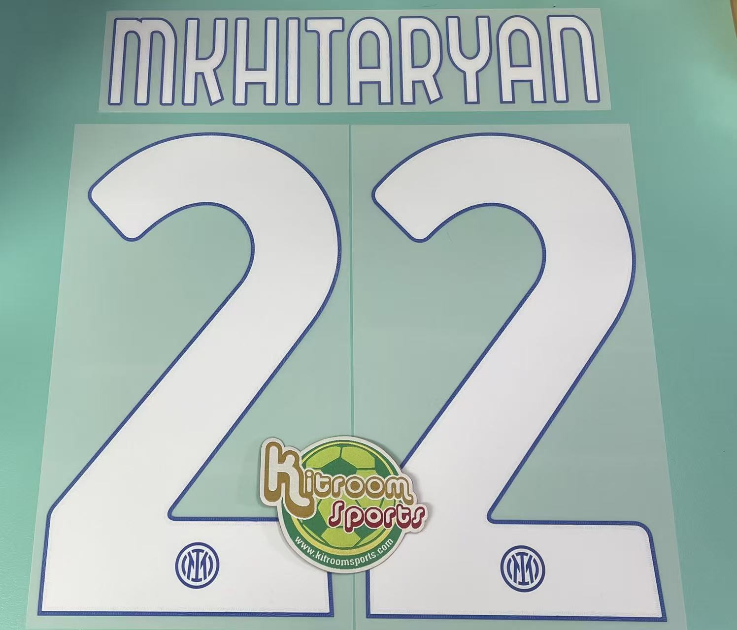 2023-24 Inter Milan Home Nameset #22 MKHITARYAN