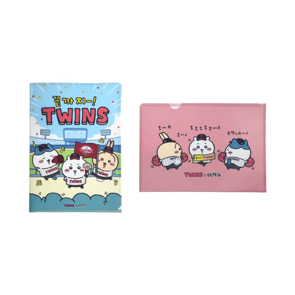 《Pre-Order》File Set｜韓國 Chiikawa 吉伊卡哇 X LG Twins 棒球隊商品 第二彈 (26CKW17-P)