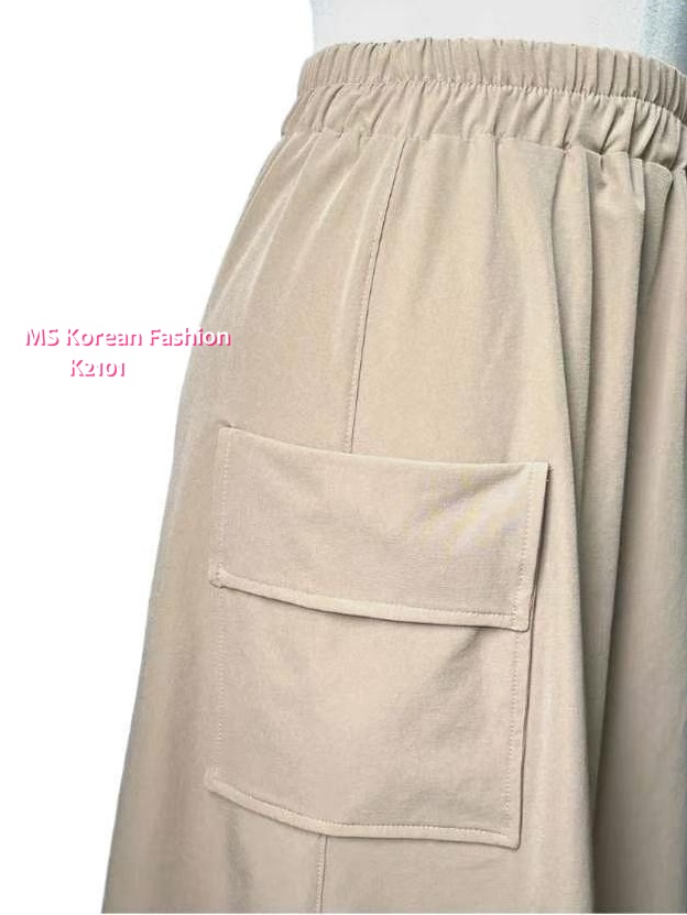 K2101 韓國🇰🇷百搭易襯雙袋半裙