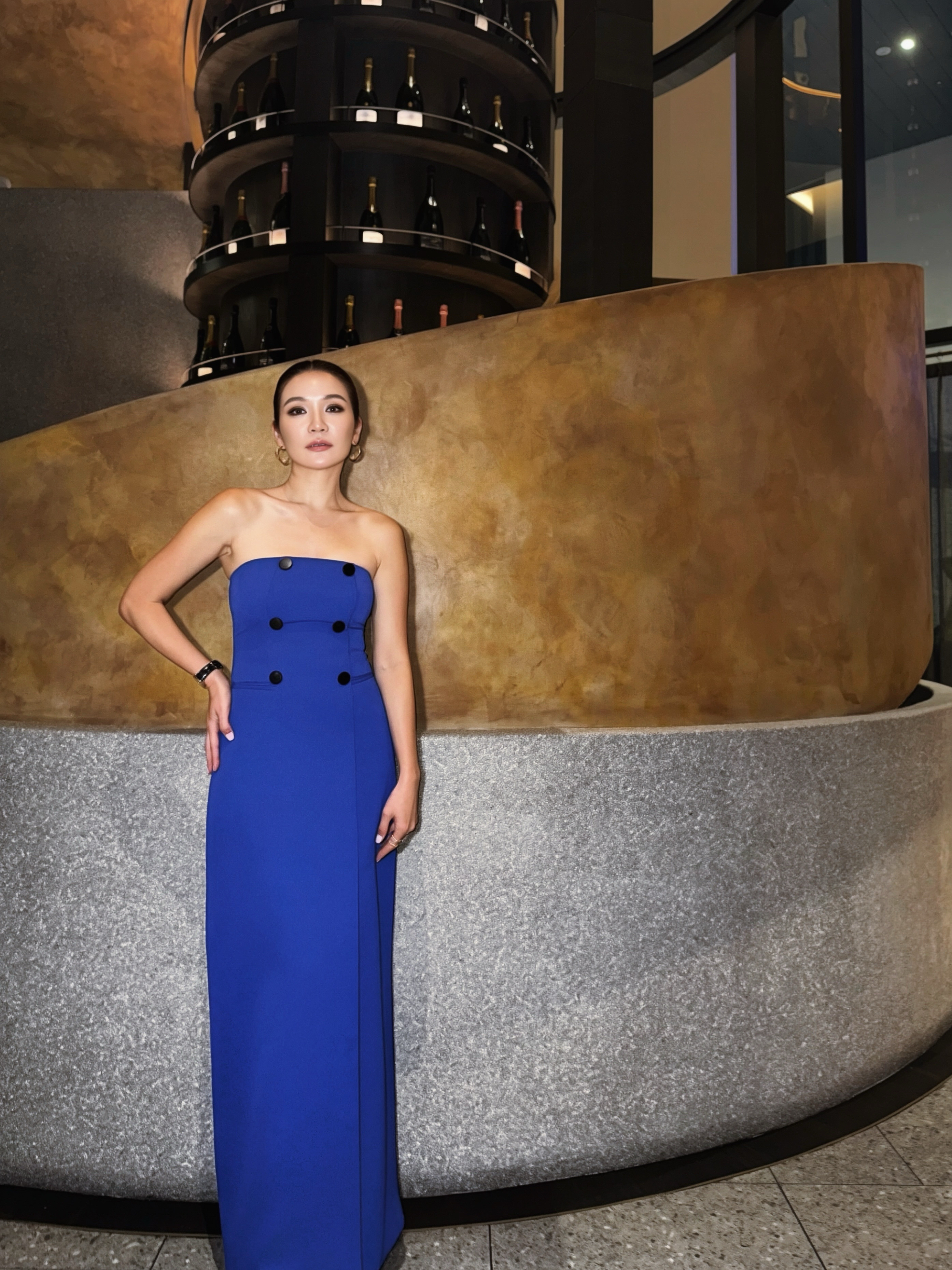 Cobalt Elegance Dress