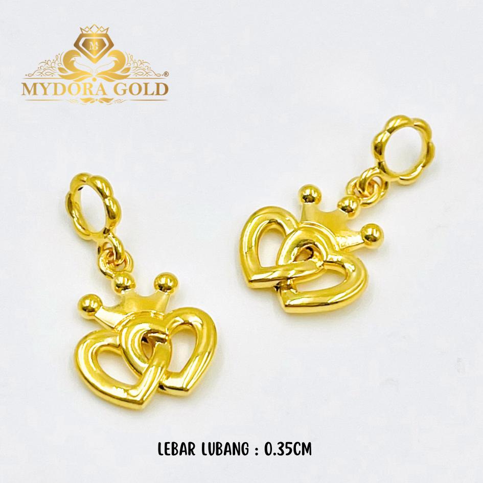 MYDORA Loket Double Love Crown (5G) l EMAS 916/22K