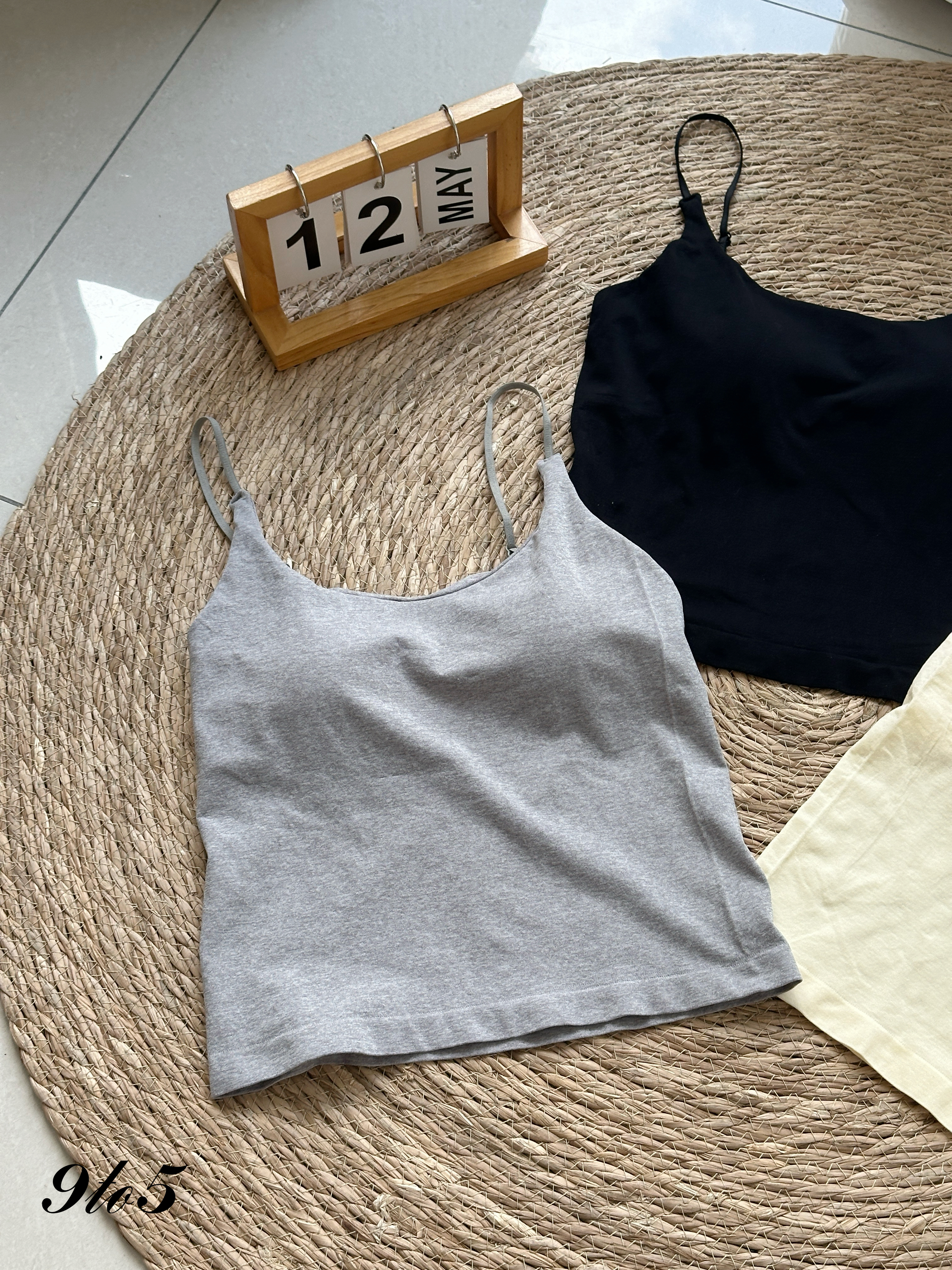 T4161 Sleeveless Bra Top - 3 Colors 
