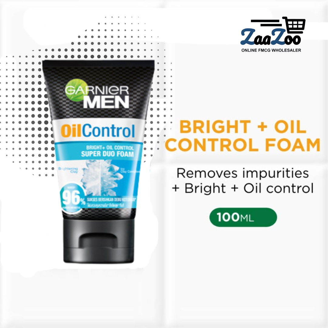 Garnier Garnier Men Oil Control Super Duo Foam 100ml