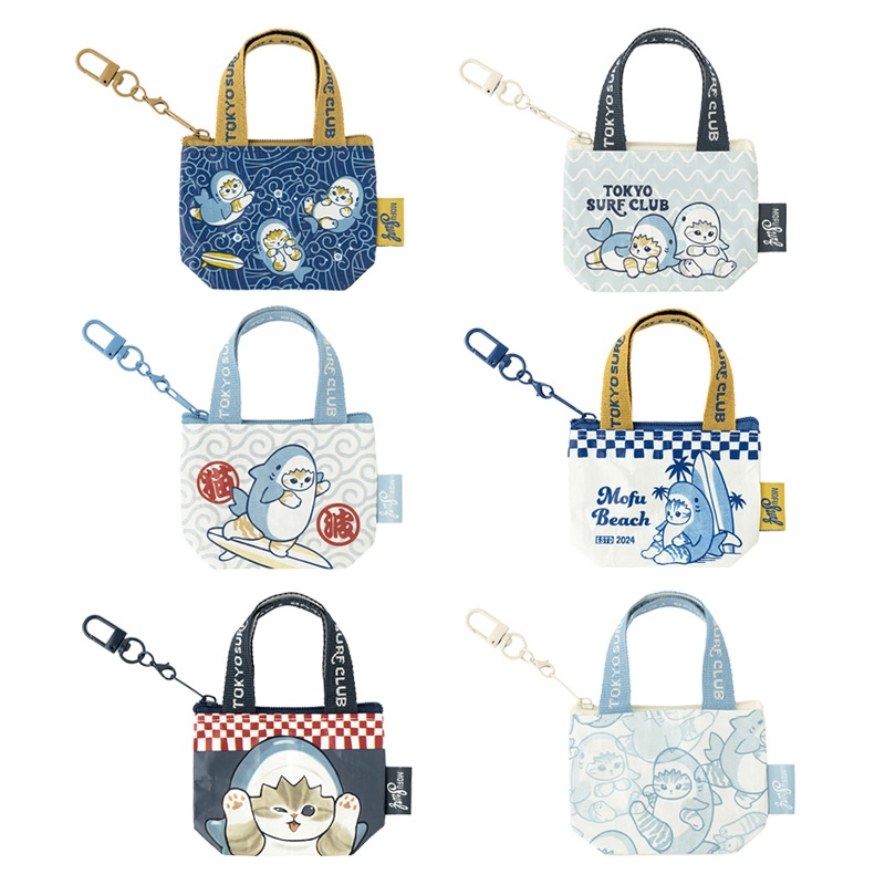 🌸 【預訂】Mini Bag Charm - Mofusand Board Shark