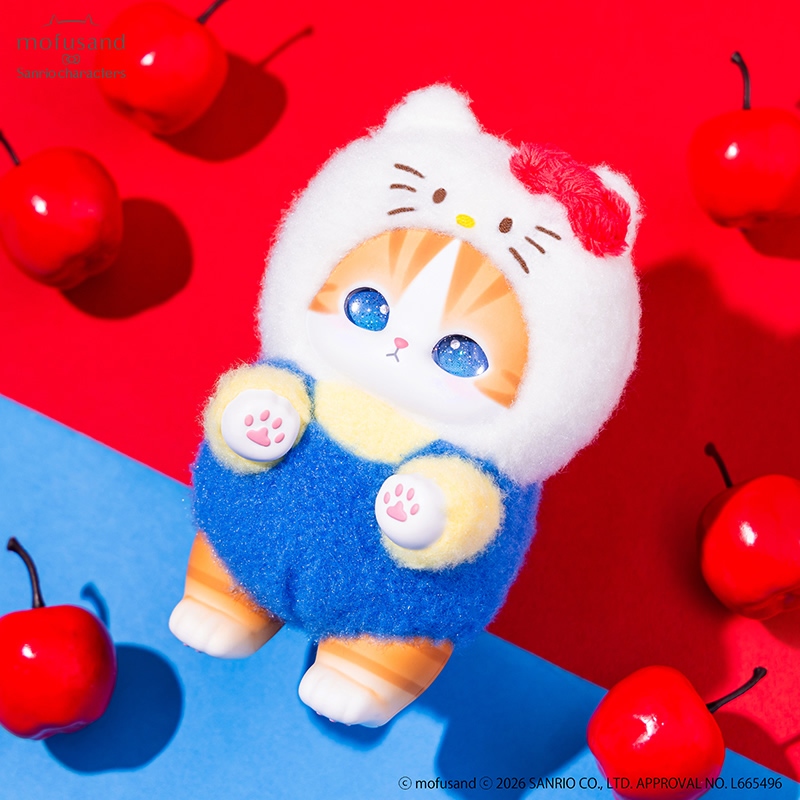 🌸 【預訂】mofusand x Sanrio Kiramekko 公仔掛飾<隨機> - 17/7新品