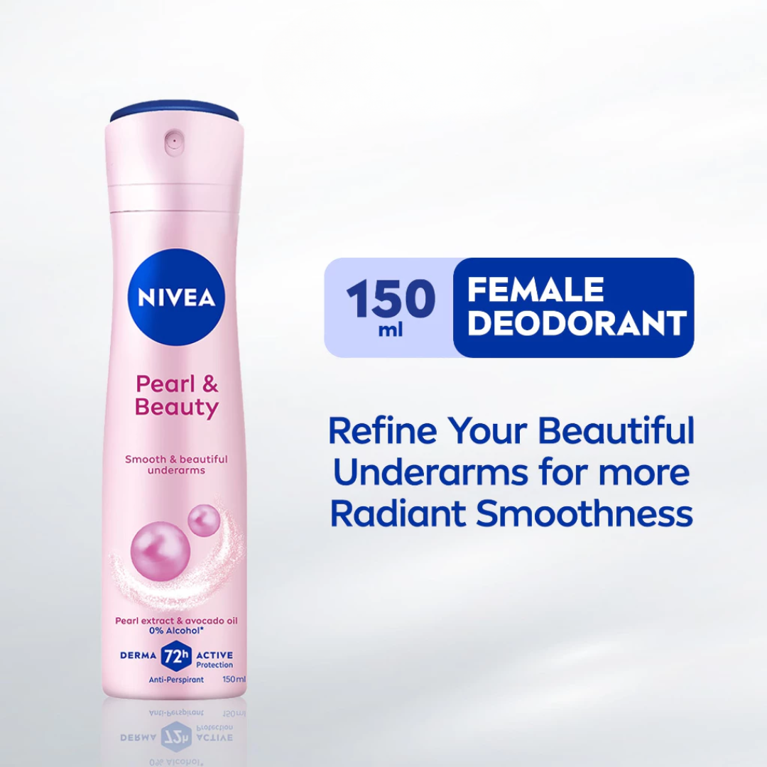 Nivea Women Deodorant Spray 150ml - Pearl & Beauty
