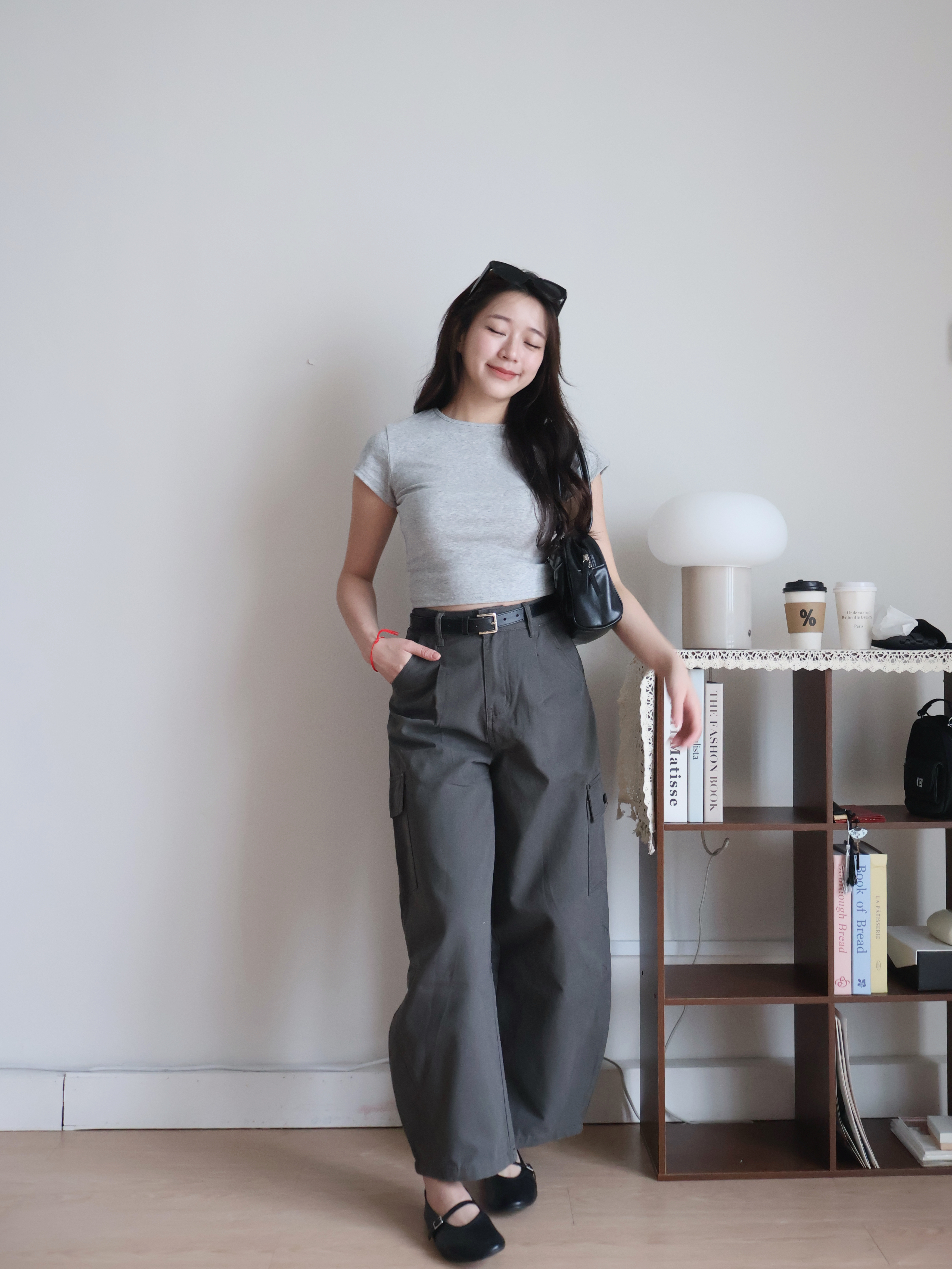 Kyle Cropped Top | Grey