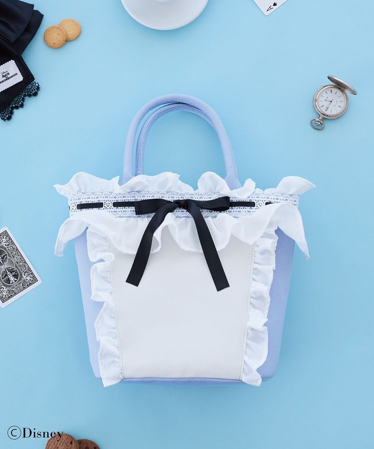 🎀【預訂】Maison de FLEUR x Alice in wonderland Ribbon Tote Bag