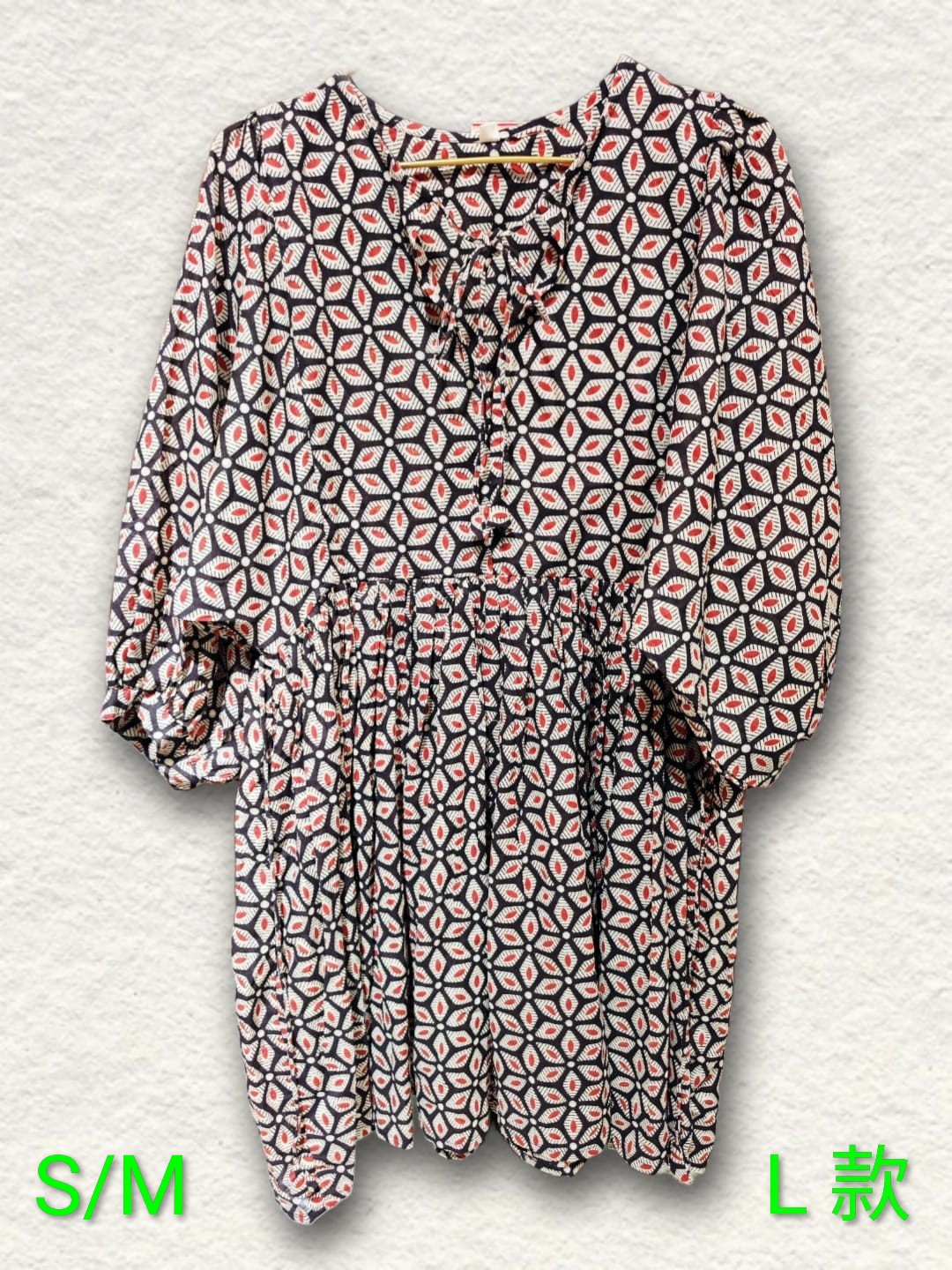 印度木刻印花純綿連身裙