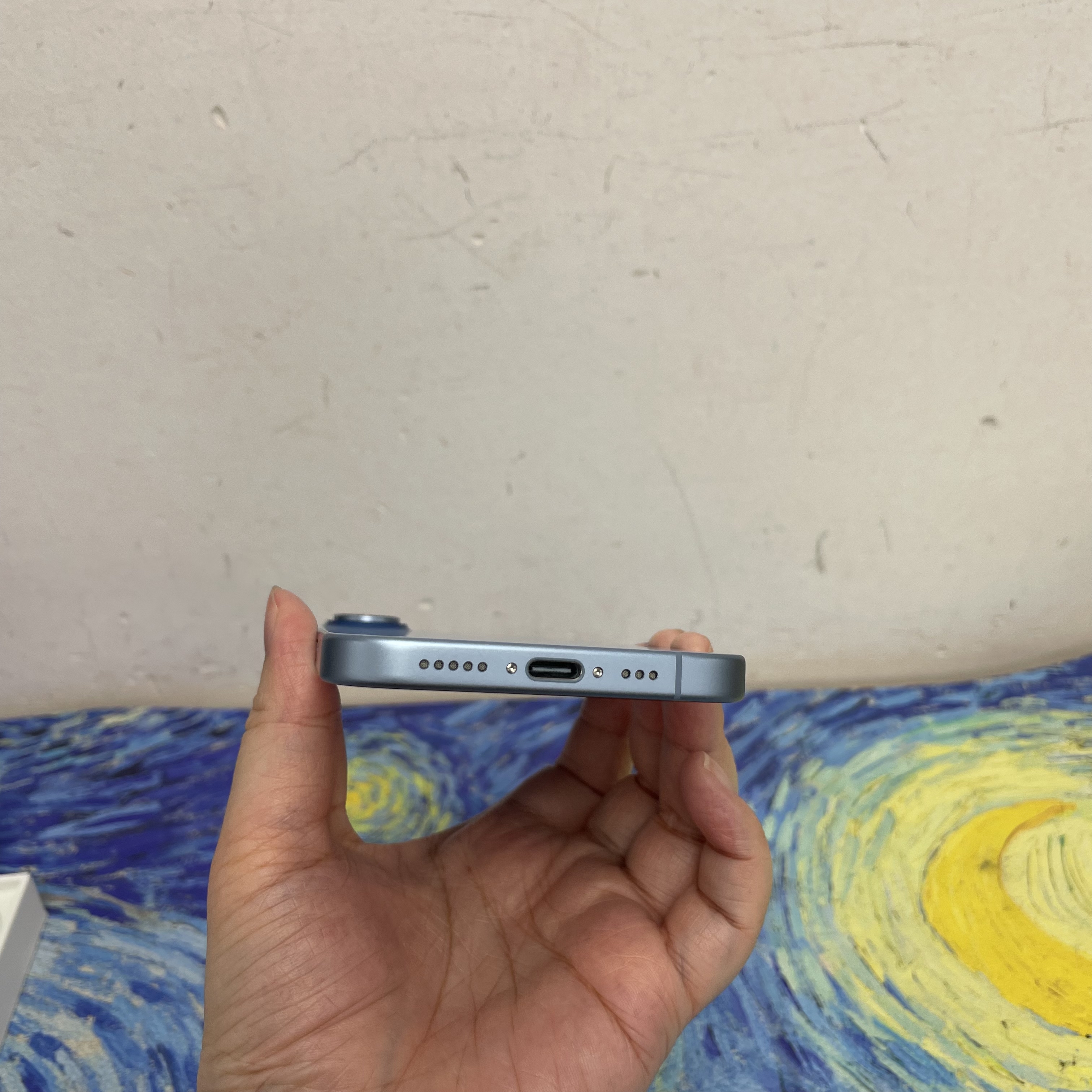 *5897 17 完美機 256GB 電100 藍色 blue