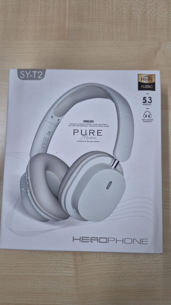 16214 Bluetooth Wireless Headphone SY-T2 White 