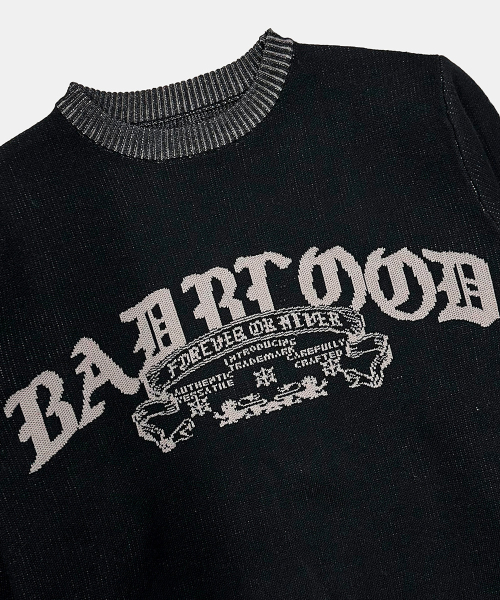 Mystic Crewneck Sweater - Black