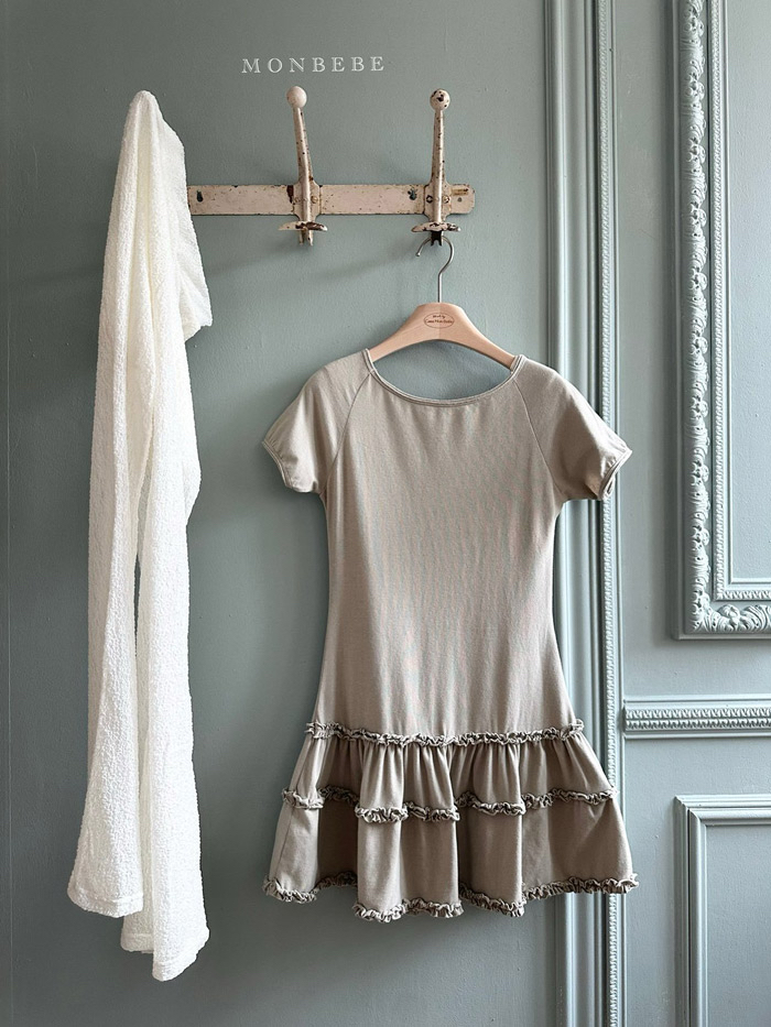 🇰🇷Monbebe包屁/裙 darkgray 親子