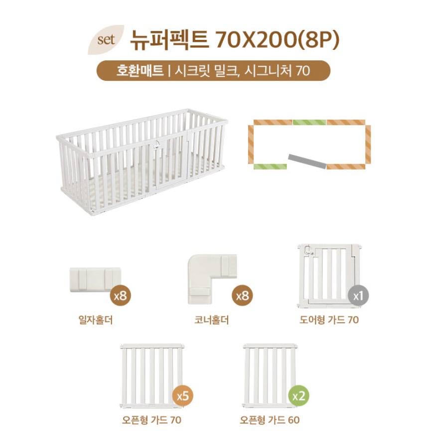 韓國 Caraz New Perfect 圍欄地墊 70 X 200cm套裝