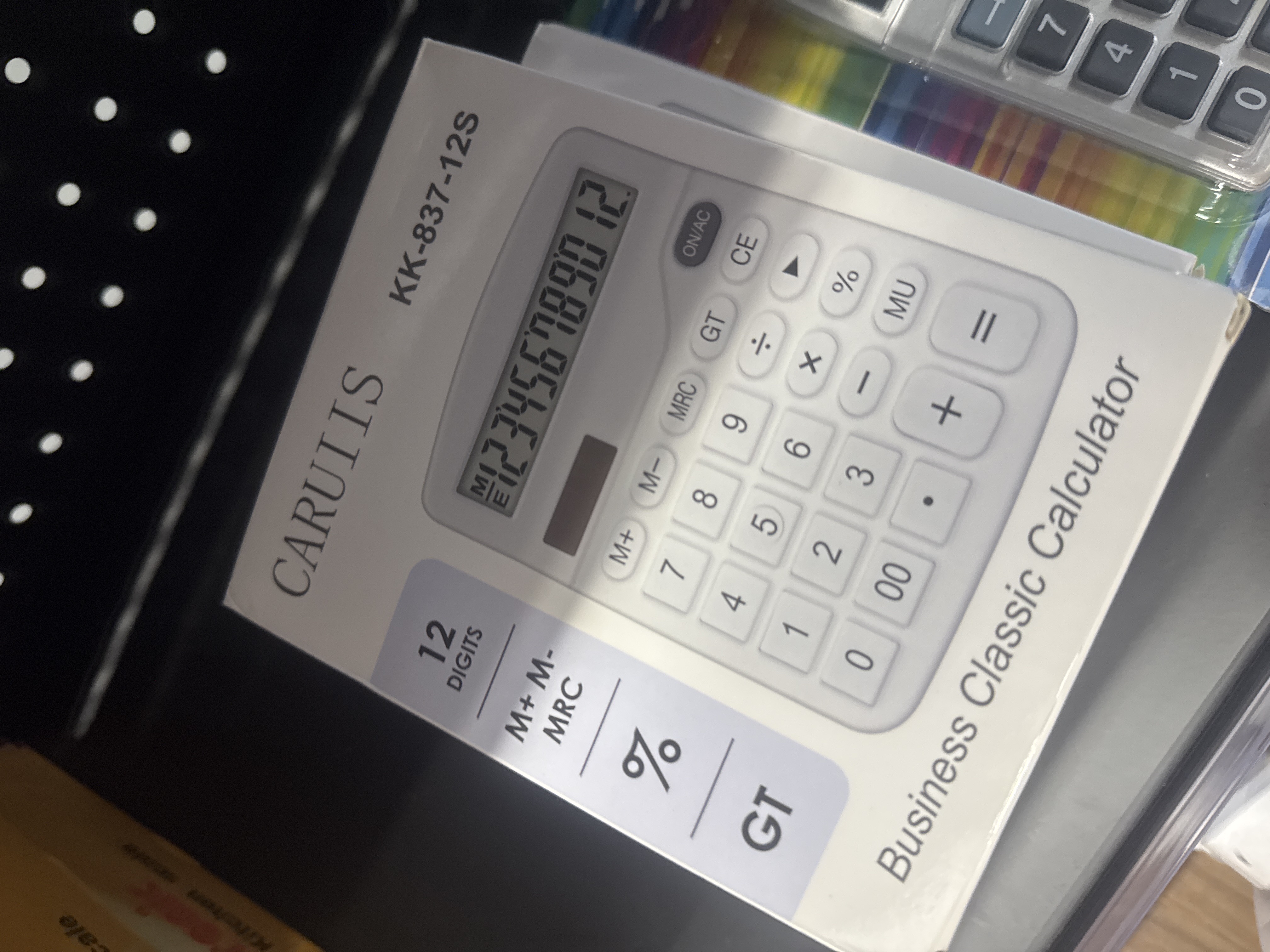 20223 计算器 STATIONERY CALCULATOR KK-837-12SN