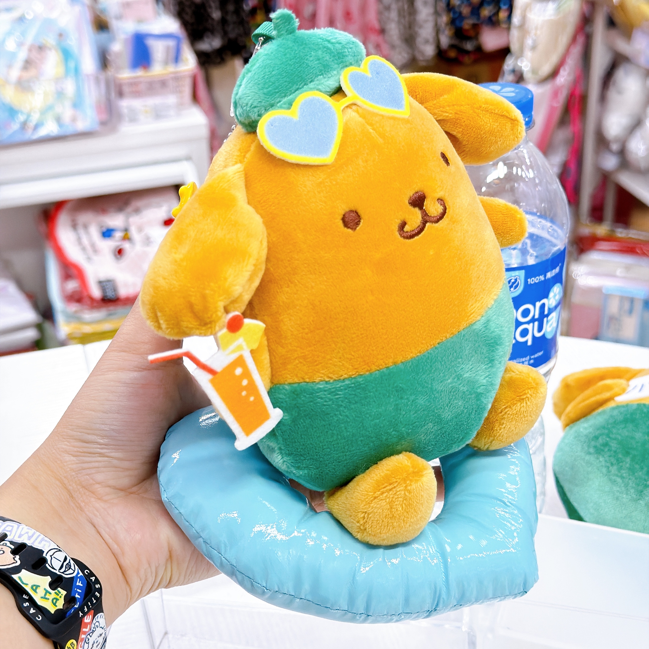 日本直送Sanrio布甸狗 新款夏天黑皮系列