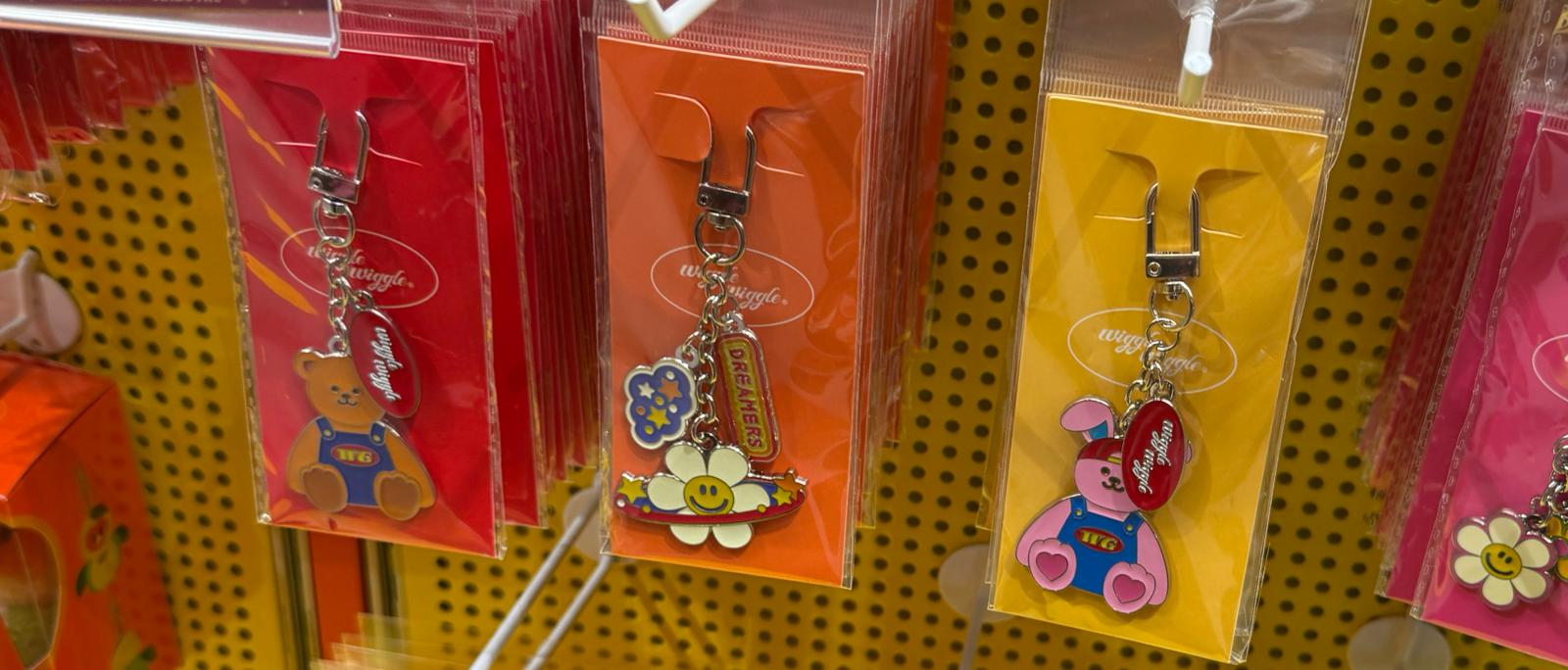 Wiggle wiggle keychains