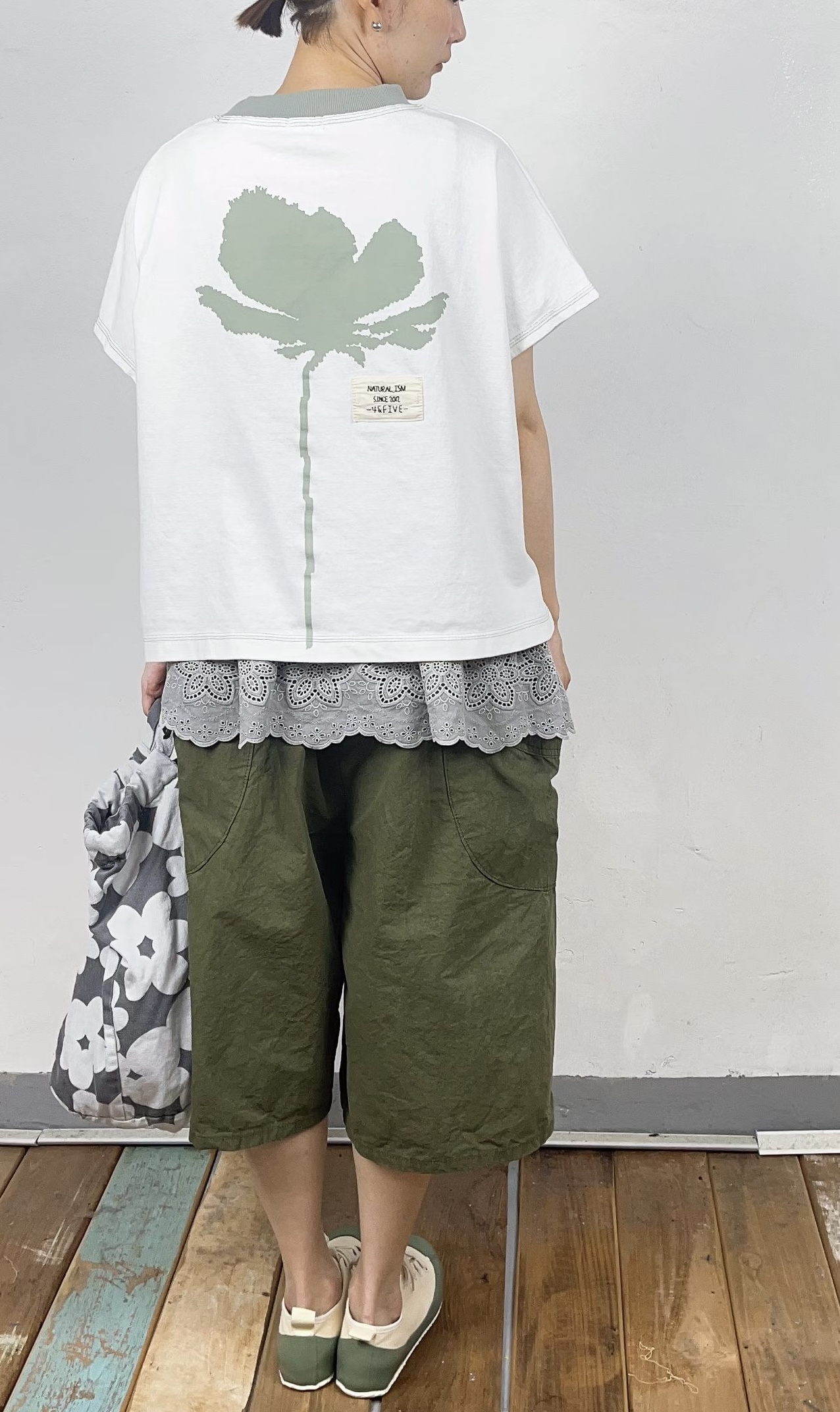 4N5前後印花Tee 