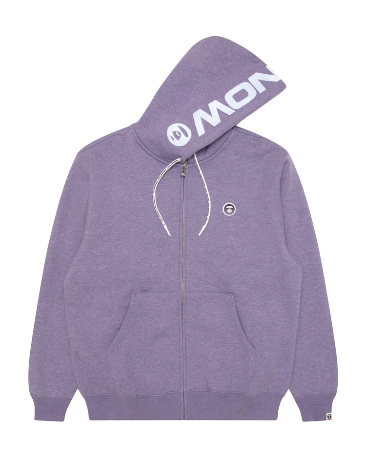 AAPENOW moonface zip-up hoodie (D379XBR)