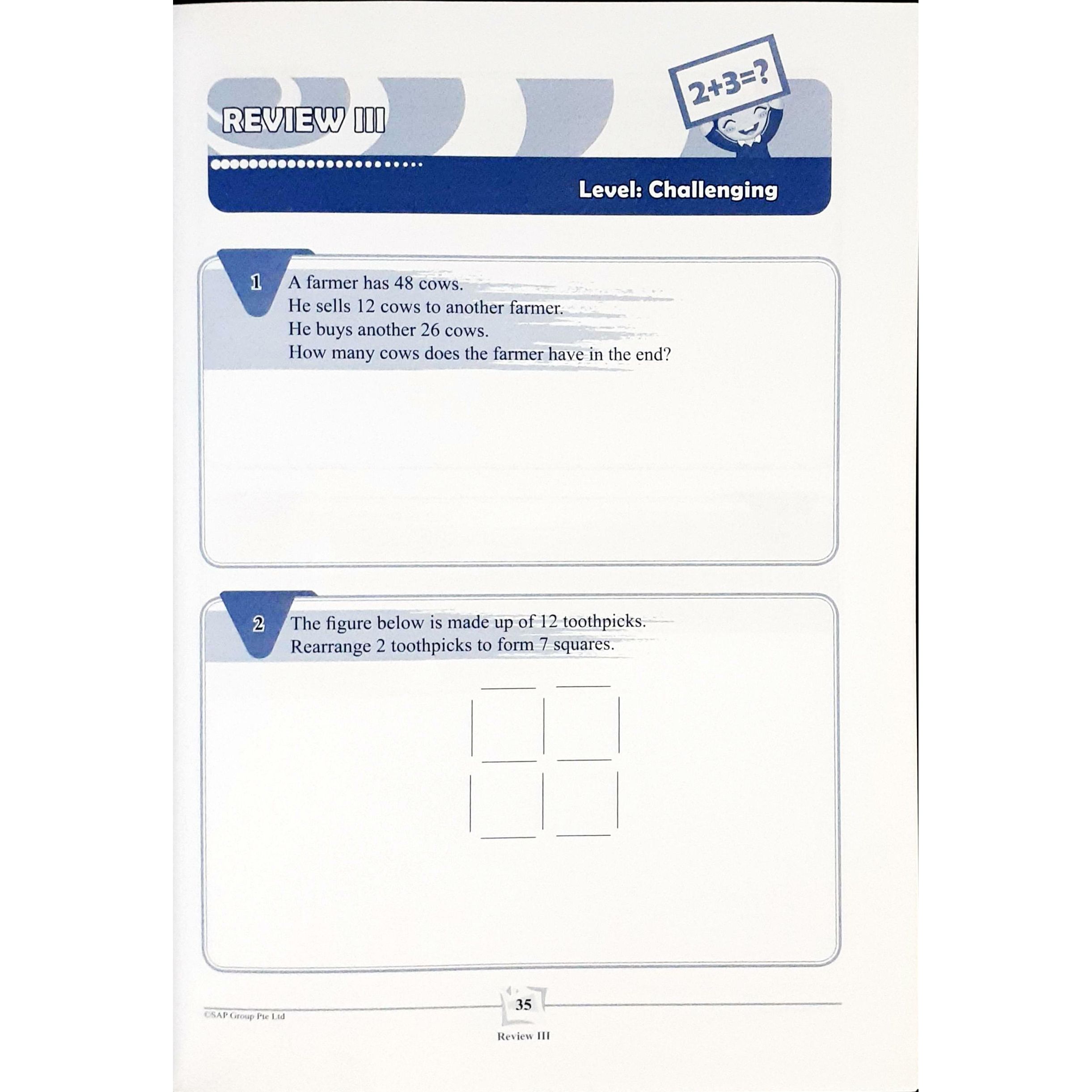 SAP Mathematics Thinking Skills & Heuristics Primary 1
