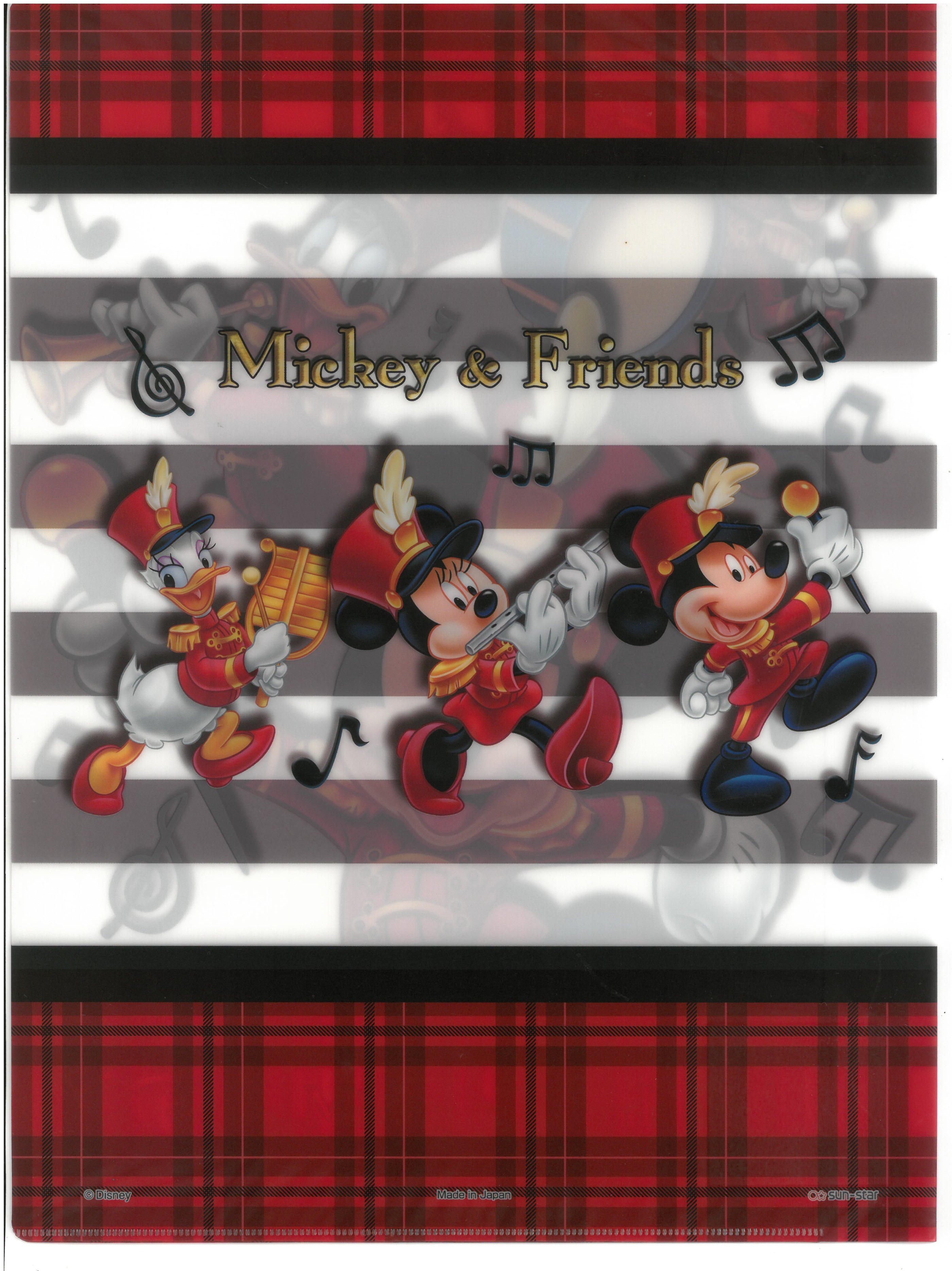 Mickey & Friends A4 雙開文件夾   (2129-728)