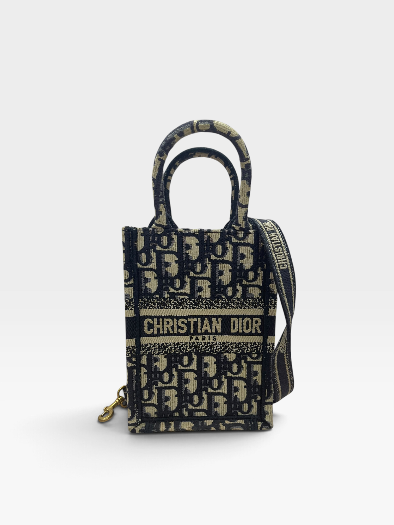 Pre-Owned DIOR Mini Book Tote Phone Bag / Product Code: 100104