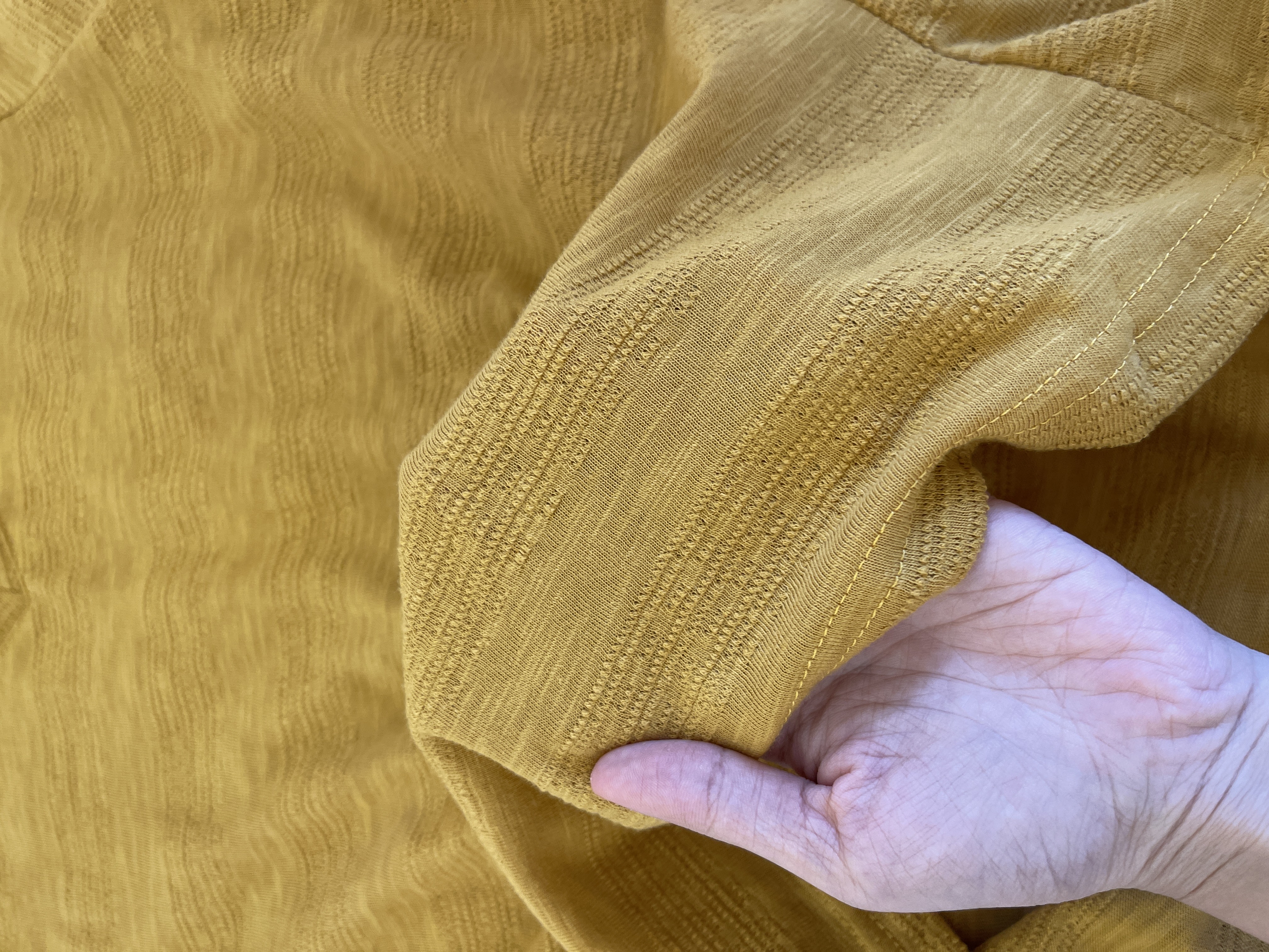 蕾丝边边针织Tee