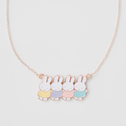 miffy 合金頸鍊 兔x4 SM-MF47231