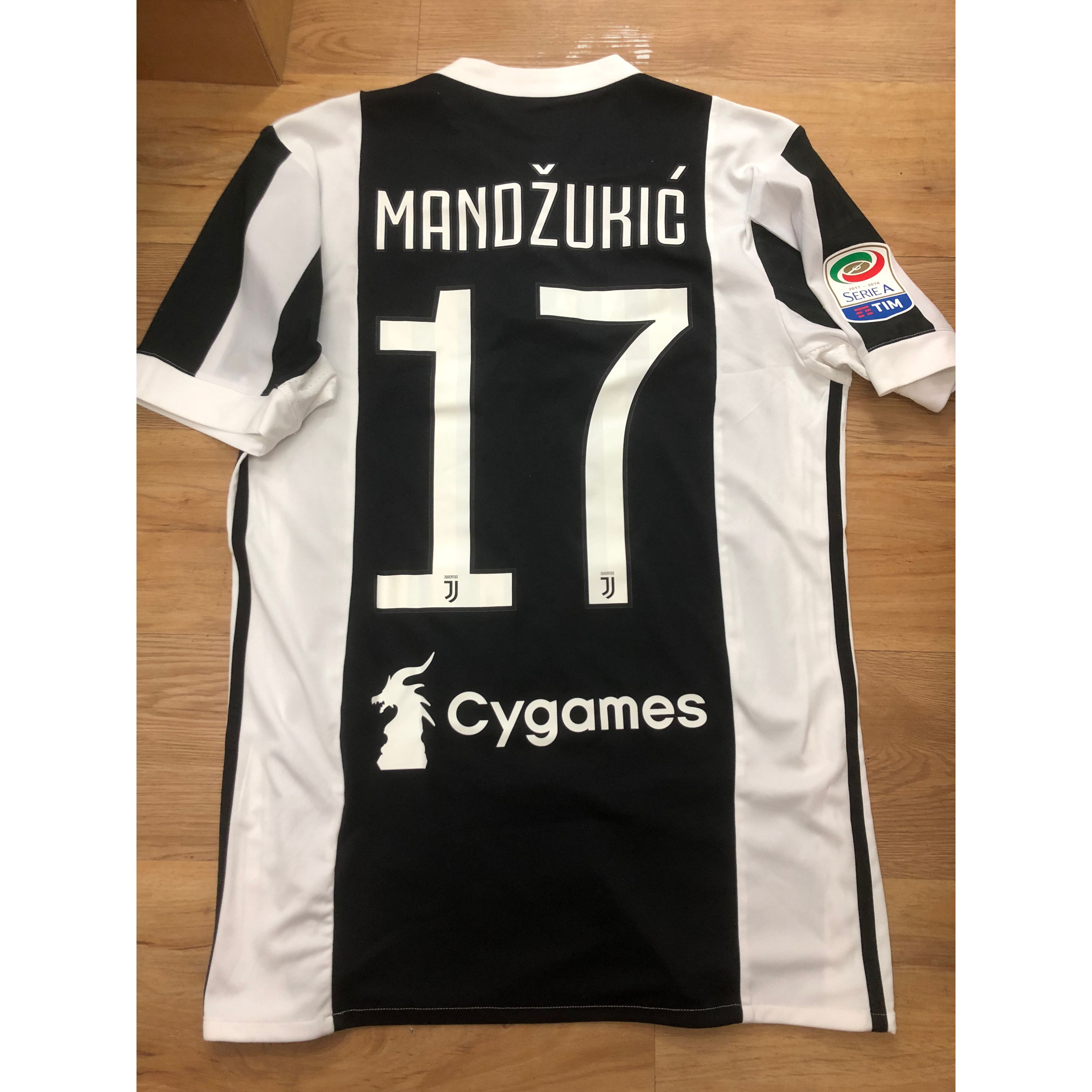 Juventus No17 Mandzukic Home Jersey